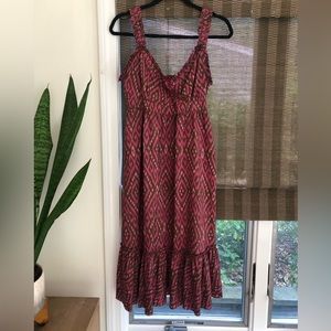 Beautiful Joie silk midi sundress size 8